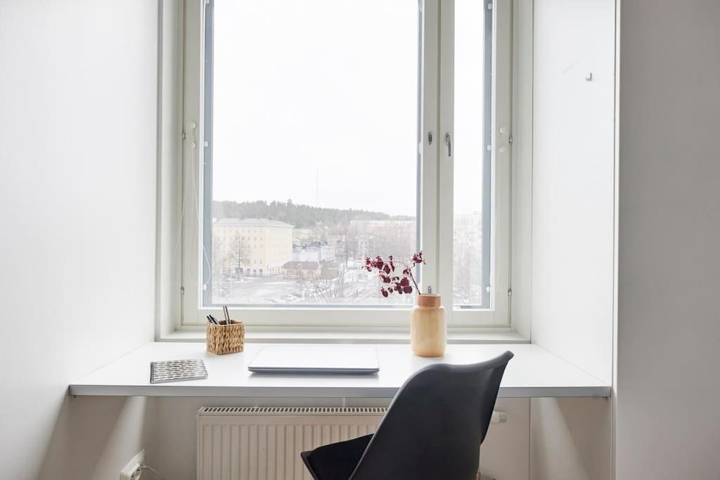 Rauhallinen Kolmio Omalla Saunalla Tampereen Keskustassa المظهر الخارجي الصورة