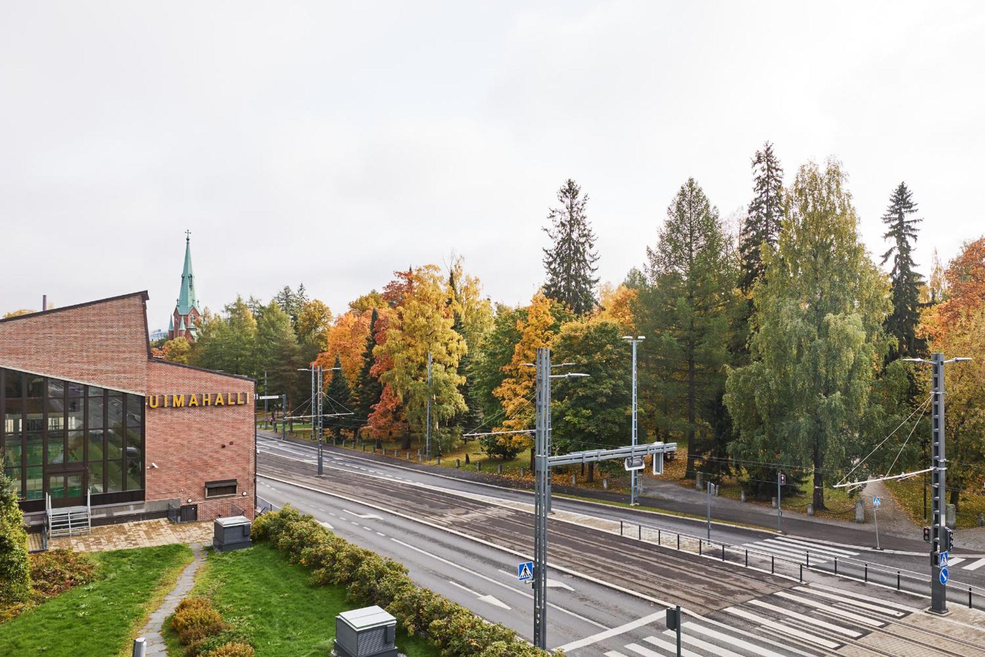 Rauhallinen Kolmio Omalla Saunalla Tampereen Keskustassa المظهر الخارجي الصورة